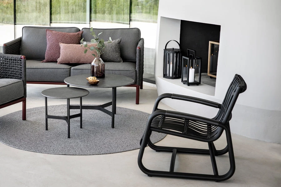 Cane-Line Lighttube Round Lantern 12 Cane-Line Lighttube Round Lantern