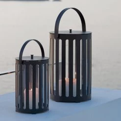 Cane-Line Lighttube Round Lantern
