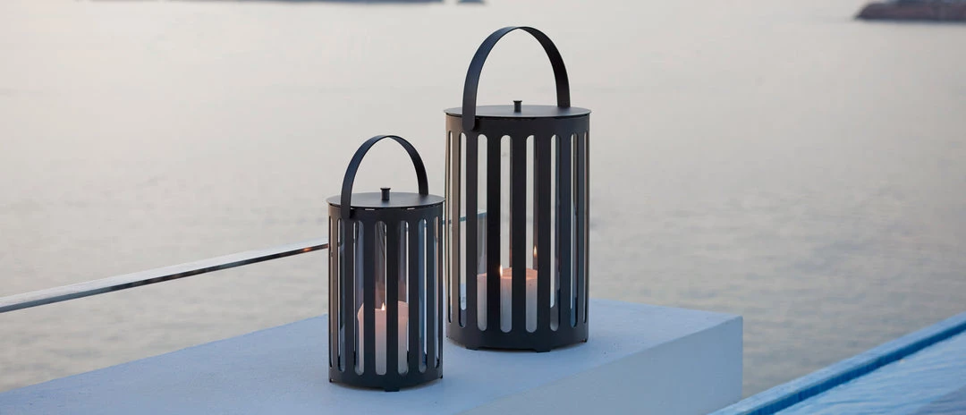 Cane-Line Lighttube Round Lantern 4 Cane-Line Lighttube Round Lantern