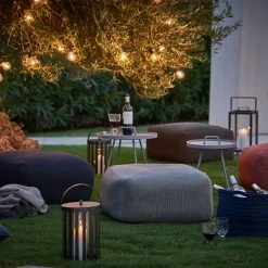 Cane-Line Lighttube Round Lantern 18 Cane-Line Lighttube Round Lantern