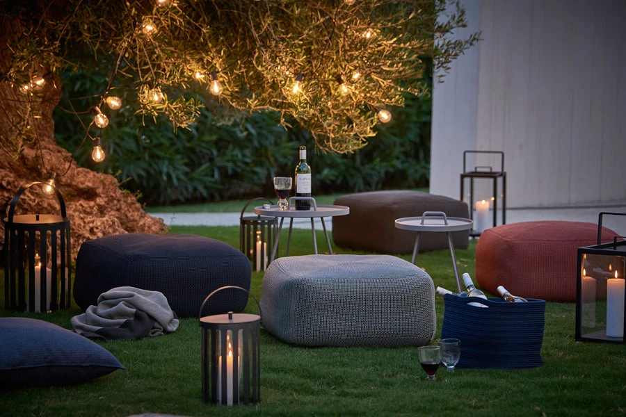 Cane-Line Lighttube Round Lantern 8 Cane-Line Lighttube Round Lantern