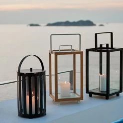 Cane-Line Lighttube Round Lantern 19 Cane-Line Lighttube Round Lantern