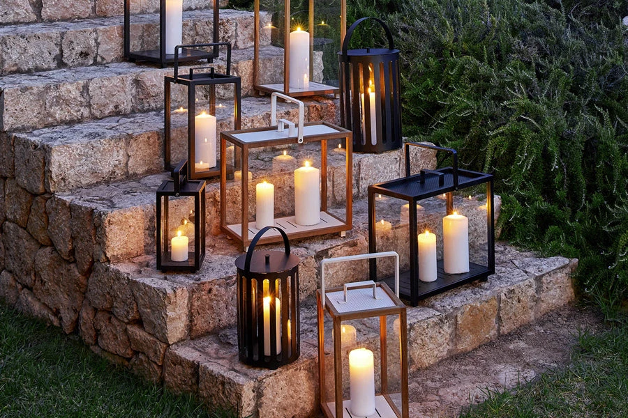 Cane-Line Lighttube Round Lantern 10 Cane-Line Lighttube Round Lantern