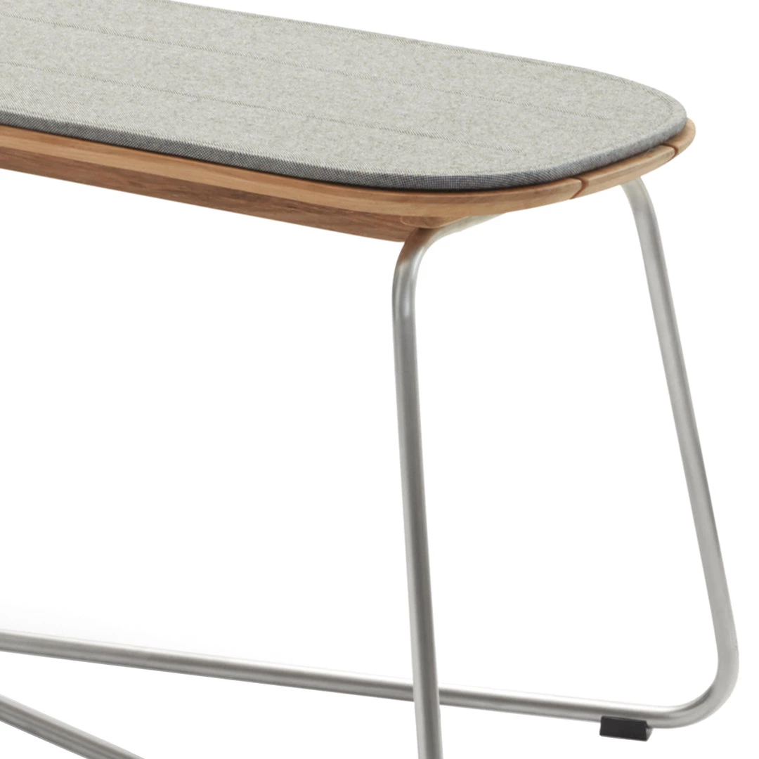 Skagerak Denmark Lilium Teak Bench With Cushion 6 Skagerak Denmark Lilium Teak Bench With Cushion