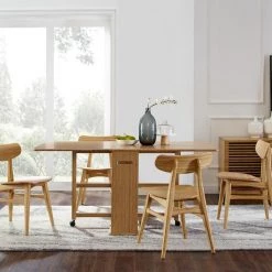 Greenington Modern Dining Linden Caramelized Gateleg Table