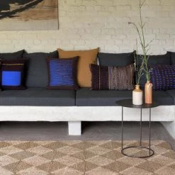 Ethnicraft Linear Square Cushion Accent Pillows/Throws