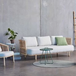 Cane-Line Loop Footstool