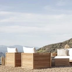 Harbour Outdoor Louver Arm Chair Lounge Seating