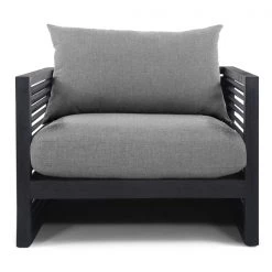 Harbour Outdoor Louver Arm Chair Lounge Seating