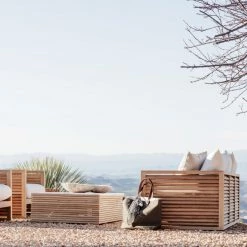 Harbour Outdoor Louver Arm Chair Lounge Seating