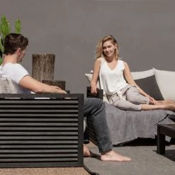 Harbour Outdoor Louver Arm Chair Lounge Seating