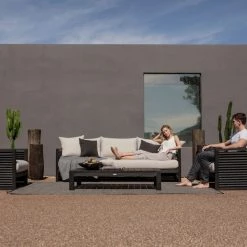 Harbour Outdoor Louver Arm Chair Lounge Seating