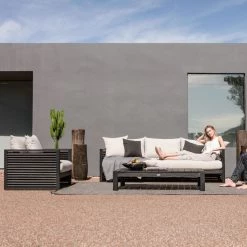 Harbour Outdoor Louver Three Seat Sofa