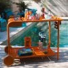 Fermob Luxembourg Bar Cart With Wheels Bistro Dining