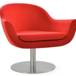SohoConcept Modern Living Madison Swivel Round Arm Chair