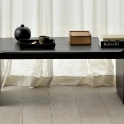 Ethnicraft Mahogany PI Varnished Dark Brown Coffee Table