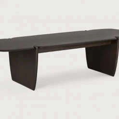 Ethnicraft Mahogany PI Varnished Dark Brown Coffee Table