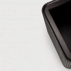 Ethnicraft Mahogany Roller Max Varnished Dark Brown Side Table