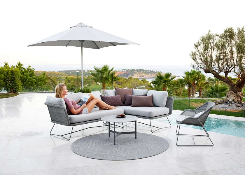 Cane-Line Major Parasol With Slide System 8 Cane-Line Major Parasol With Slide System