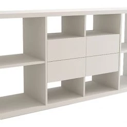 SohoConcept Modern Living Malta Bookcase With Drawers