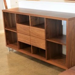 SohoConcept Modern Living Malta Bookcase With Drawers
