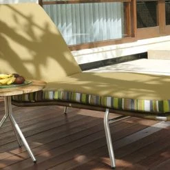 Mamagreen Bono Teak Stainless Steel Side Table