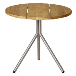 Mamagreen Bono Teak Stainless Steel Side Table