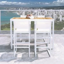 Mamagreen Allux Wood Bar Table