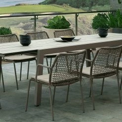Mamagreen Baia HPL Aluminum Extendable 90.5" Dining Table