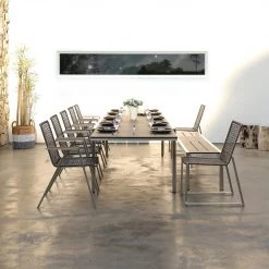 Mamagreen Baia HPL Stainless Steel Bench