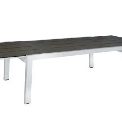 Mamagreen Baia HPL Stainless Steel Extendable Dining Table