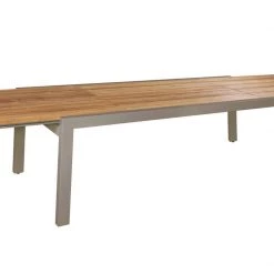Mamagreen Baia Teak Aluminum Extendable Dining Table
