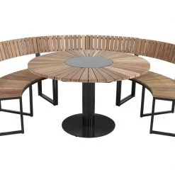 Mamagreen Industrial Banquette 3 Benches With Table