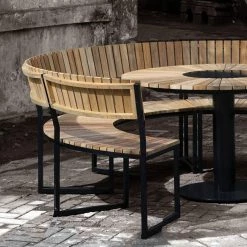 Mamagreen Industrial Banquette 4 Benches With Table