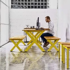 Mamagreen Industrial Weave Stacking Side Chair