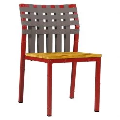 Mamagreen Industrial Weave Stacking Side Chair
