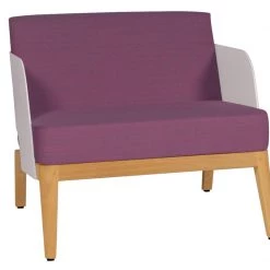 Mamagreen Kaat Teak 1-Seater Sofa