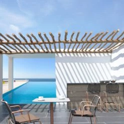 Mamagreen Manda Aluminum Stackable Woven Dining Chair 16 Mamagreen Manda Aluminum Stackable Woven Dining Chair