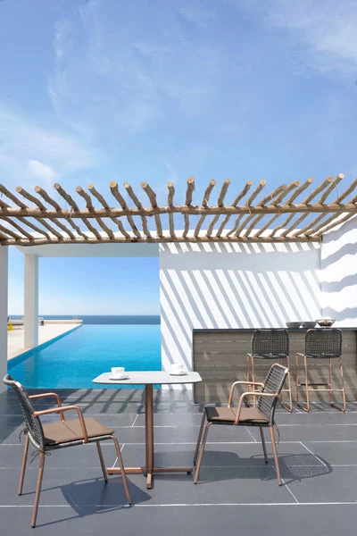 Mamagreen Manda Aluminum Stackable Woven Dining Chair 8 Mamagreen Manda Aluminum Stackable Woven Dining Chair