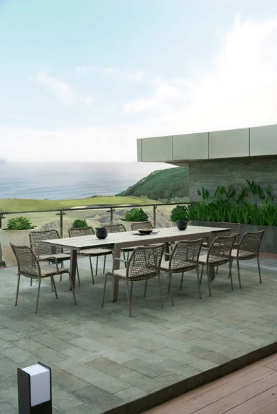 Mamagreen Manda Aluminum Stackable Woven Dining Chair 9 Mamagreen Manda Aluminum Stackable Woven Dining Chair