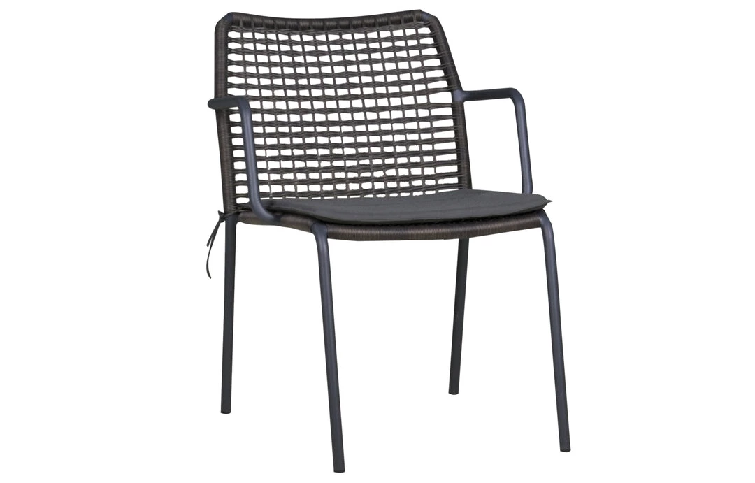 Mamagreen Manda Aluminum Stackable Woven Dining Chair 3 Mamagreen Manda Aluminum Stackable Woven Dining Chair