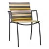 Mamagreen Manda Textilene Stripe Sling Stackable Dining Chair 1 Mamagreen Manda Textilene Stripe Sling Stackable Dining Chair