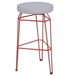 Mamagreen Match Leisuretex Round Bar Stool 7 Mamagreen Match Leisuretex Round Bar Stool