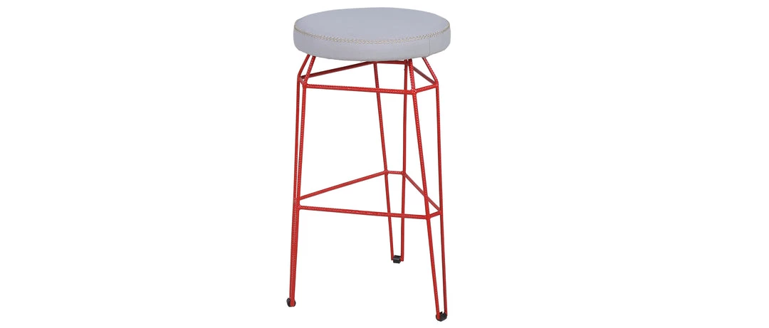 Mamagreen Match Leisuretex Round Bar Stool 4 Mamagreen Match Leisuretex Round Bar Stool