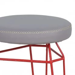 Mamagreen Match Stamskin Round Bar Stool