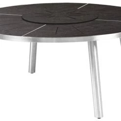 Mamagreen Meika HPL Round Table With Rotating Tray