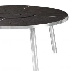 Mamagreen Meika HPL Round Table With Rotating Tray