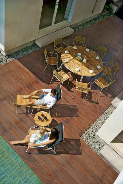 Mamagreen Meika Teak Round Table With Rotating Tray 7 Mamagreen Meika Teak Round Table With Rotating Tray