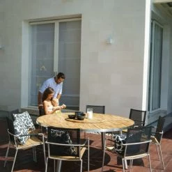 Mamagreen Meika Teak Round Table With Rotating Tray 14 Mamagreen Meika Teak Round Table With Rotating Tray