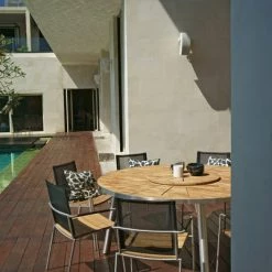 Mamagreen Meika Teak Round Table With Rotating Tray 15 Mamagreen Meika Teak Round Table With Rotating Tray